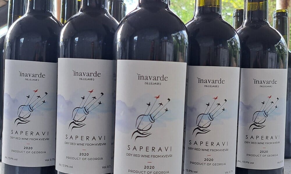 Bottles of Inavarde Wines